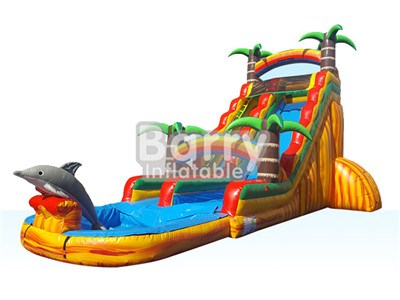 Jungle Theme Large Water Slides For Sale China Manufacturer BY-WS-009